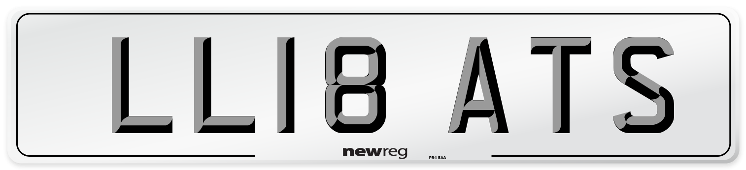 LL18 ATS Number Plate from New Reg